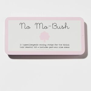 No More Bush Hypoallergenic Waxing Strips New